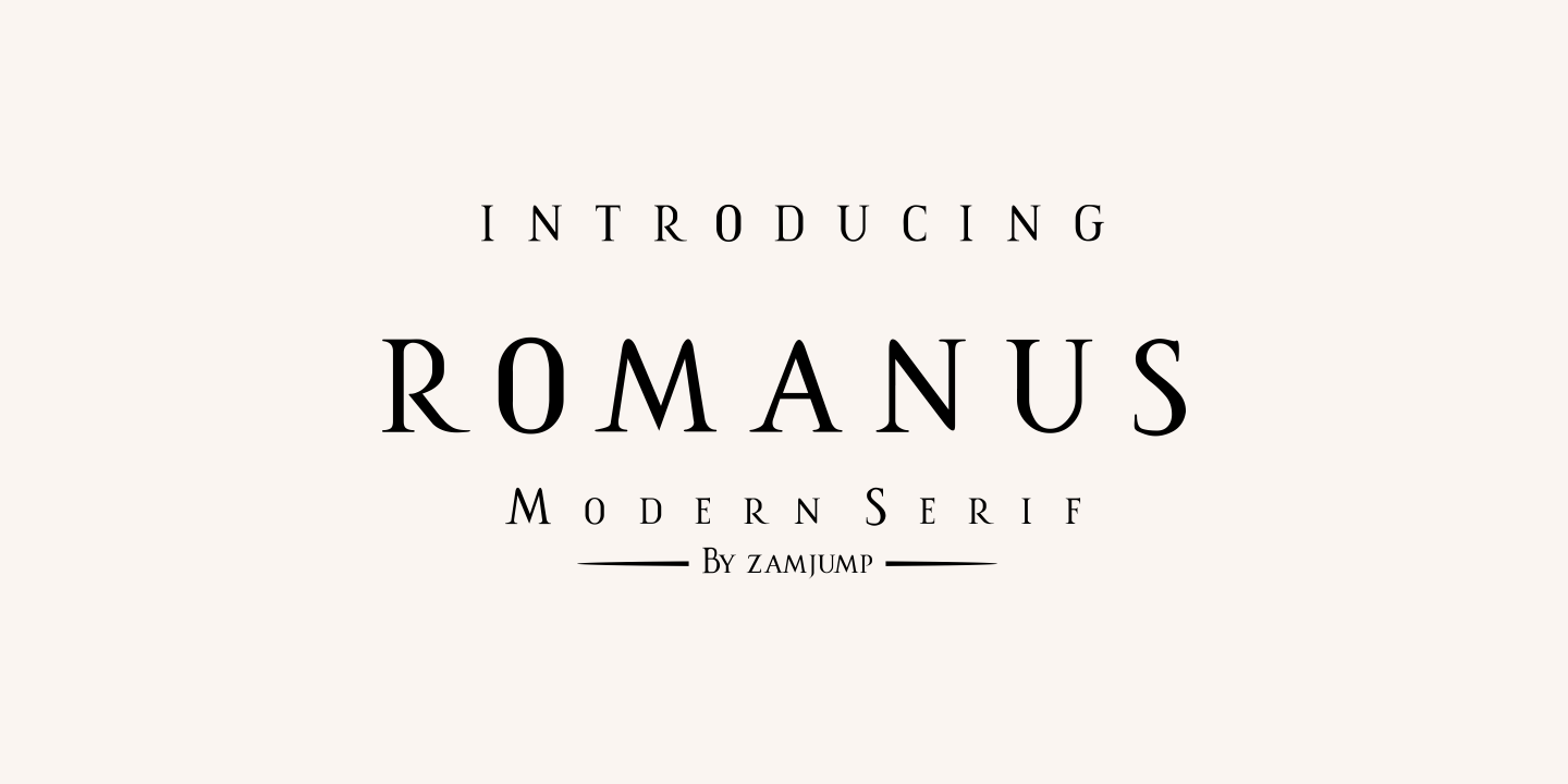 폰트 Romanus
